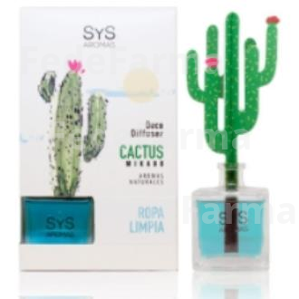 AMBIENTADOR SYS DIFUSOR CACTUS ROPA LIMPIA 90ML SYS