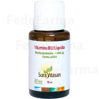 VITAMINA B12 LIQUIDA 15ML. SURA VITASAN