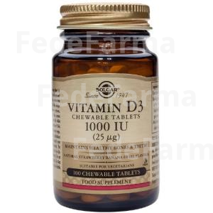 VITAMINA D3 1000UI (25MCG) 100COMP.MAST. SOLGAR