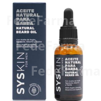ACEITE NATURAL PARA BARBA 30ML. SYS