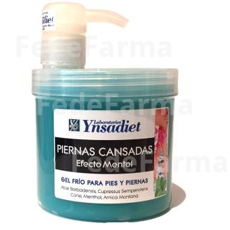 GEL PIERNAS CANSADAS EFECTO MENTHOL 500ML. YNSADIET