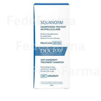 SQUANORM CHAMPU TRATENTE CASPA SECA 200ML. DUCRAY