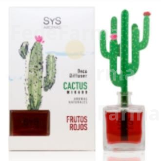 AMBIENTADOR SYS DIFUSOR CACTUS FRUTOS ROJOS 90ML SYS