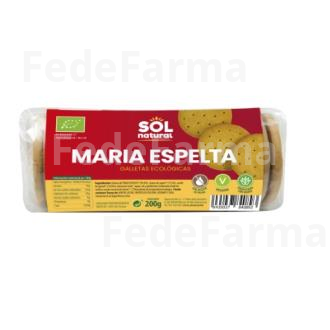 GALLETAS MARIA DE ESPELTA  200GR. BIO SOLNATURAL
