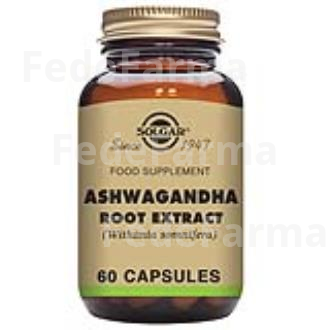 ASHWAGANDA(WITHANIA SOMNIFEA) 60VEGICAPS SOLGAR