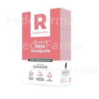 JABON GLICERINA ROSA MOSQUETA 100GR. SANASUR