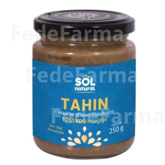 TAHIN TOSTADO 250GR. BIO SOLNATURAL