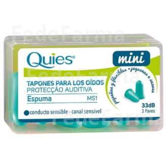 TAPONES ESPUMA MINI 6UD. QUIES QUIES