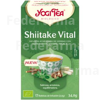 YOGI TEA SHIITAKE VITAL 17INFUSIONES YOGI TEA