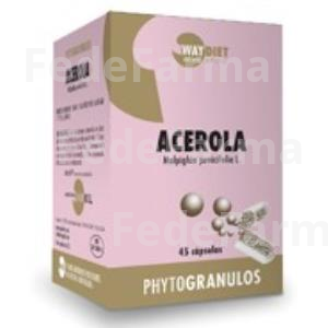 ACEROLA VITAMINA C 45CAPS. WAYDIET NATURAL PRODUCTS
