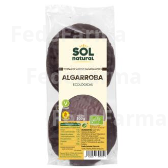 TORTAS DE ARROZ CON ALGARROBA 100GR. BIO SOLNATURAL