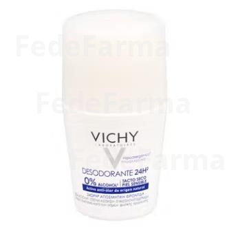 DESODORANTE 24H ROLL-ON SIN ALUMINIO 50ML. VICHY