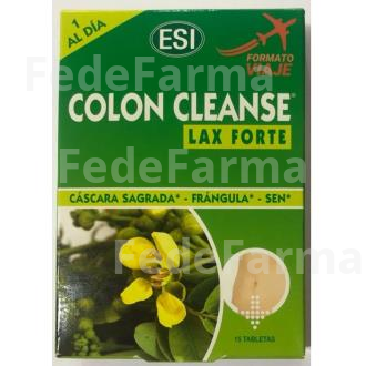 COLON CLEANSE LAX FORTE 15COMP. TREPATDIET-ESI
