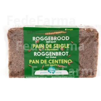 PAN ALEMAN DE CENTENO Y ESPELTA 500GR. VEGAN TERRASANA