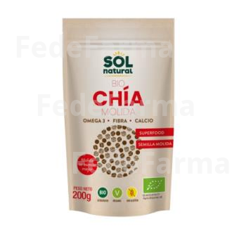 SEMILLAS DE CHIA MOLIDAS 200GR. BIO SOLNATURAL