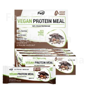 VEGAN PROTEIN MEAL CHOCO-AVELLANA PRALINE 12BARR PWD NUTRITION