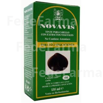 TINTE NOVAVIS 5M CASTANO CLARO CAOBA 120ML. NOVAVIS