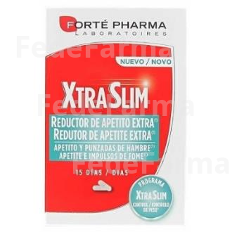 XTRASLIM REDUCTOR APETITO 60CAP. FORTE PHARMA