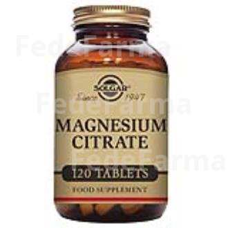 CITRATO DE MAGNESIO 120COMP. SOLGAR