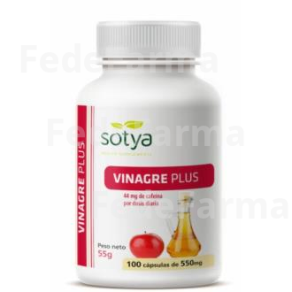 VINAGRE DE MANZANA PLUS 100CAP. SOTYA