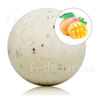 BOMBA DE BANO ESPUMOSA MANGO C/PETALOS 12X140GR. SYS
