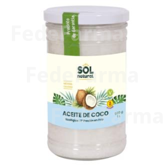 ACEITE DE COCO VIRGEN EXTRA FAMILIAR 1L. BIO SOLNATURAL