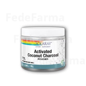 CHARCOAL COCONUT ACTIVATED CARBON ACTIVO 150GR. SOLARAY