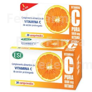 VITAMINA C PURA 1000MG. RETARD 30COMP. TREPATDIET-ESI