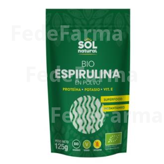 ESPIRULINA  EN POLVO 125GR. BIO SOLNATURAL