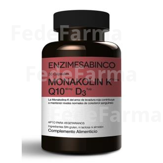 MONAKOLINA+Q10+D3 30CAP. ENZIME - SABINCO