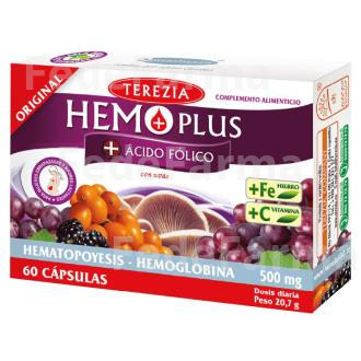 HEMO PLUS + ACIDO FOLICO 60CAP. TEREZIA