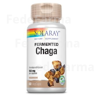 CHAGA FERMENTED 500MG 60VCAP. SOLARAY