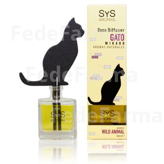 AMBIENTADOR SYS DIFUSOR GATO 90ML. WILD ANIMAL SYS