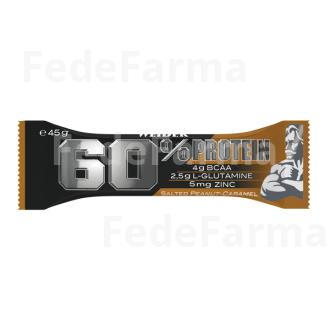 WEIDER PROTEIN 60% BARRITAS MANI SALADO-CARAM 24UD WEIDER
