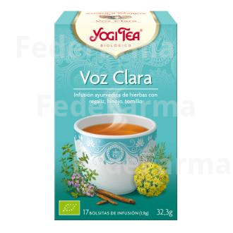 YOGI TEA VOZ CLARA 17INFUSIONES YOGI TEA