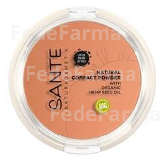 MAQUILLAJE COMPACTO 03 WARM HONEY 9GR. SANTE NATURKOSMETIK