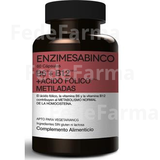 HOMOCISBIN (B6 + B12 + ACIDO FOLICO METILADAS) 60CAP. ENZIME - SABINCO