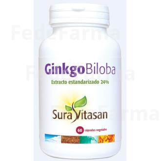 GINKGO BILOBA ESTANDARIZADO AL 24% 60CAP. SURA VITASAN