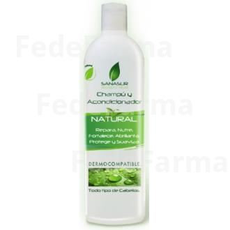 CHAMPU Y ACONDICIONADOR USO FREQUENTE 500ML. SANASUR