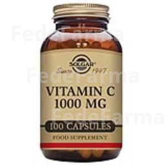 VITAMINA C 1000MG 100VEGICAPS SOLGAR