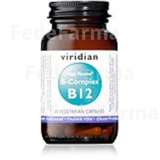 HIGH TWELVE VIT B12 CON B COMPLEX 90CAP.VEG. VIRIDIAN