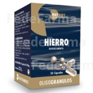 HIERRO OLIGOGRANULOS 50CAPS. WAYDIET NATURAL PRODUCTS