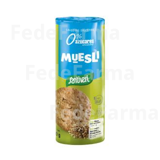 GALLETAS DIGESTIVE MUESLI 0% AZUCARES190GR. SANTIVERI