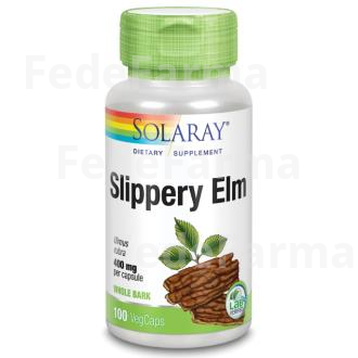 SLIPPERY ELM BARK (OLMO) 400MG: 100CAP. SOLARAY