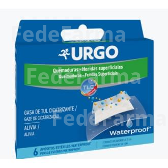 URGO QUEMADURAS WATERPROOF 5X7CM 6APOSITOS URGO