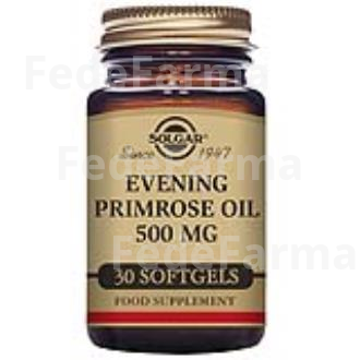 ACEITE PRIMULA ROSA 500MG. 30PERLAS SOLGAR