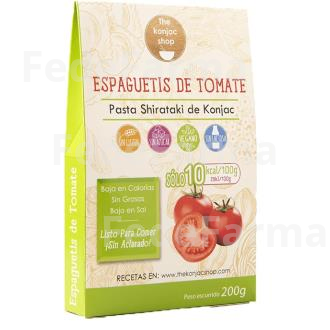 ESPAGUETIS DE TOMATE KONJAC 200GR. THE KONJAC SHOP