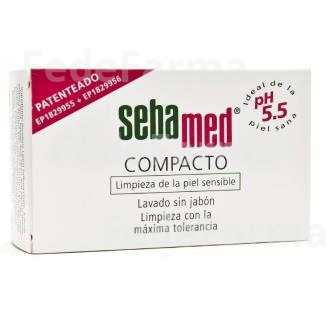 JABON PASTILLA COMPACTO PIEL SENSIBLE 100GR SEBAMED