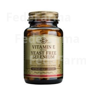 VITAMINA E SELENIO 50VEGICAPS SOLGAR