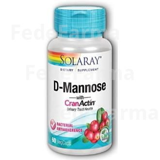 D-MANNOSE/CRANACTIN 60CAP. SOLARAY